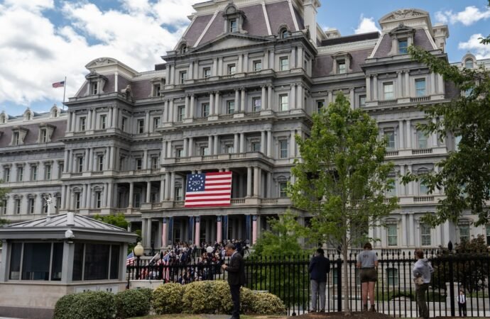 Judge rules paint tests on Eisenhower Building can proceed, advancing Trump’s makeover plans for now