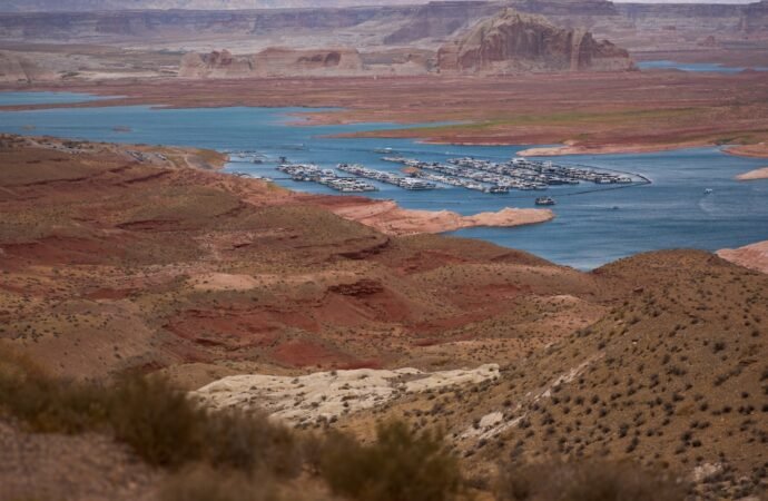 Lake Powell hits record low, threatening key water and electricity supply for millions