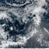 Lala is again a tropical storm, sending drenching rain and high winds across the Hawaiian islands