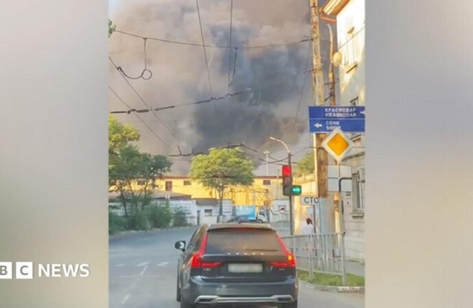 Major Russian grain export terminal hit in Ukraine Black Sea port attack