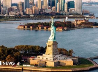 Man arrested after boat capsizes near Statue of Liberty killing woman and infant