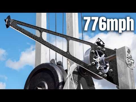 Man builds supersonic trebuchet in his backyard