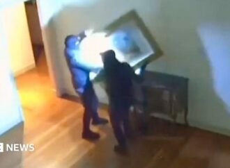 Moment €9m worth of art stolen from Italy museum