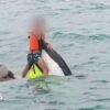 Moment family rescued after 16 hours floating on jet ski off Thailand