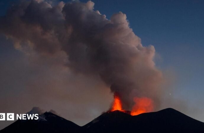 Mount Etna: US hiker dies after being struck by lightning on Italian volcano