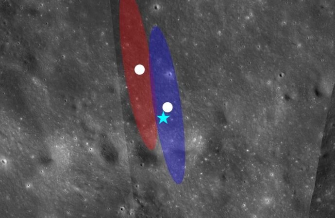 NASA shares first images of SpaceX moon crash site