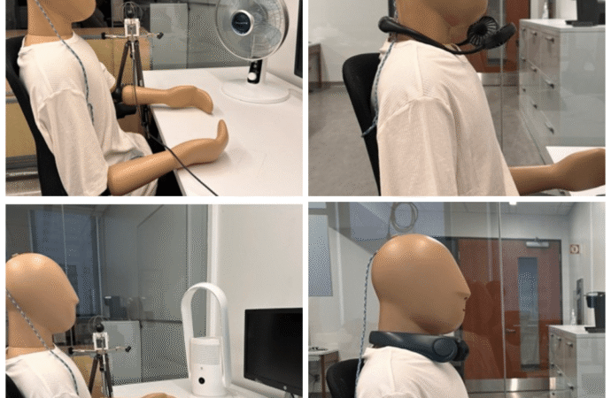 Neck fans might look goofy, but tests show they work surprisingly well