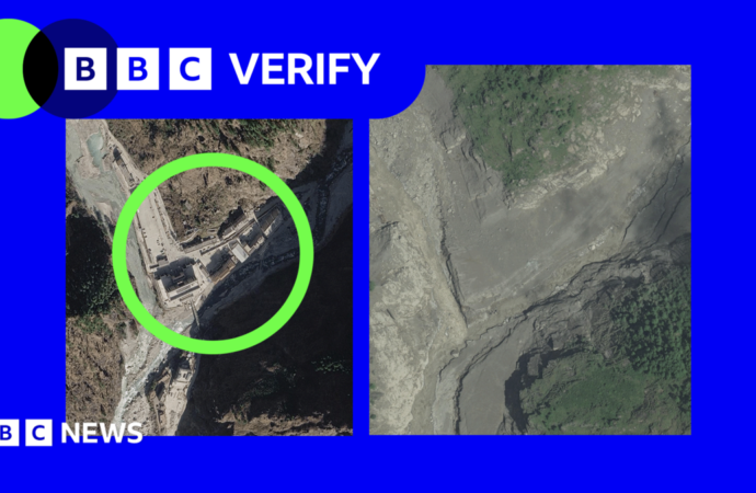 Nepal flood devastation revealed in satellite imagery