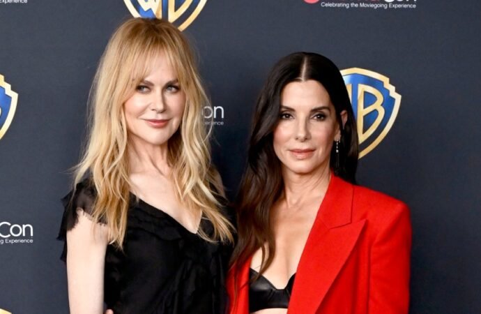 Nicole Kidman and Sandra Bullock Surprise Fans at ‘Practical Magic’ Screening in Hollywood Forever Cemetery for L.A.’s Cinespia
