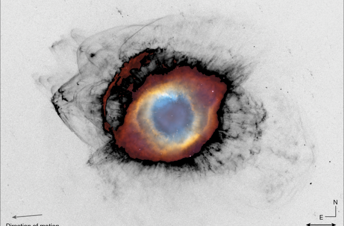Numerous bow shocks in the outer Helix Nebula – Nature