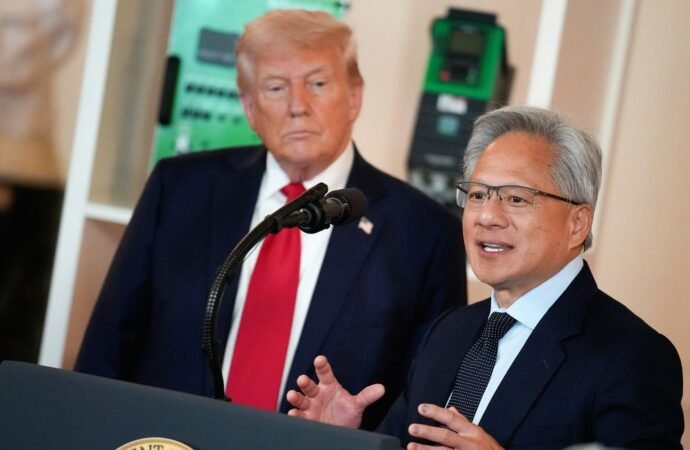 Nvidia CEO Jensen Huang Took a Call From Donald Trump in the Middle of an All-Hands
