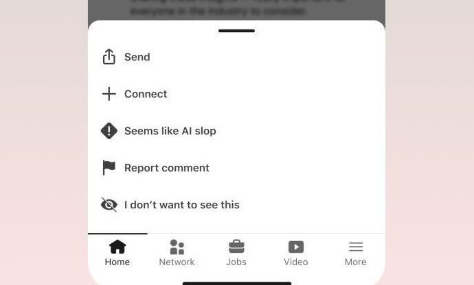 Over 1 million people have clicked LinkedIn’s AI slop button