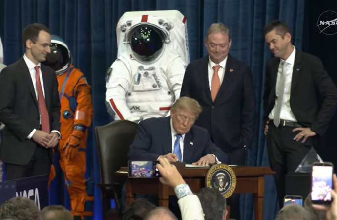 President Trump Signs Executive Order to Create US Space Academy   – NASA