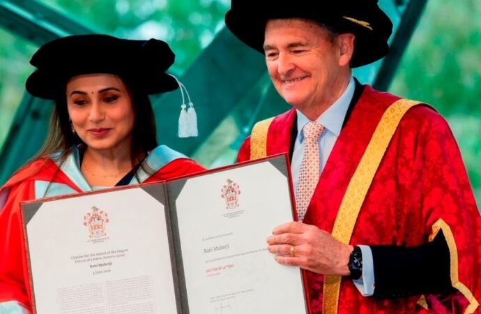 Rani Mukerji Receives La Trobe Honorary Doctorate, Wins IFFM Special Citation