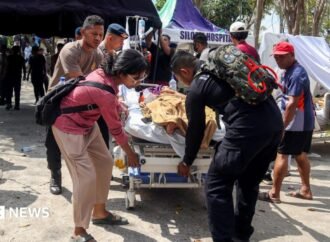 Rescuers search for survivors of powerful Indonesia earthquake