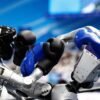 Robots compete in boxing, football and sprinting at World Humanoid Games