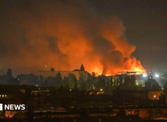 Russia launches ballistic missile and drone strike on Kyiv