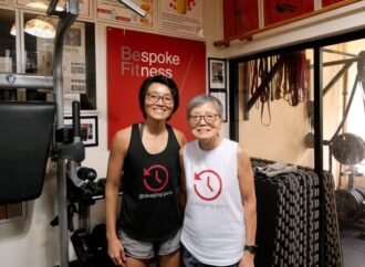 She started strength training at her kids’ gym. Now, at 80, she’s doing pull-ups.