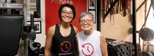 She started strength training at her kids’ gym. Now, at 80, she’s doing pull-ups.