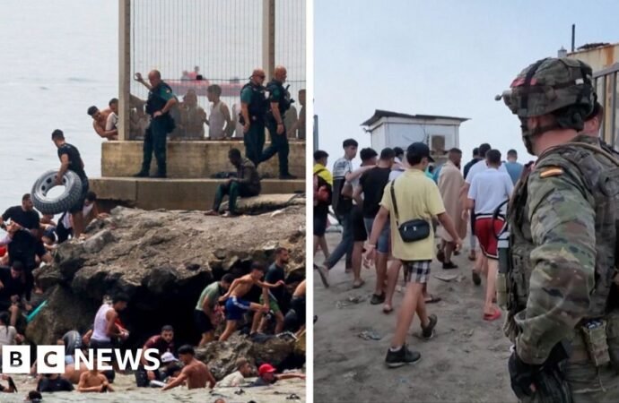 Spain: Tens of thousands of migrants enter Ceuta from Morocco