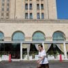Steve Rosenberg at the Moscow restaurant where bomb killed three