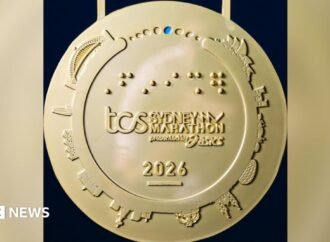 Sydney Marathon medal wrongly features Munich stadium