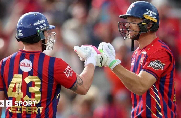 The Hundred 2026 results: Jos Buttler breaks T20 runs record in Manchester Super Giants win over Welsh Fire