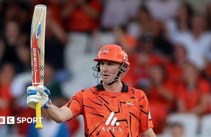 The Hundred 2026 results: Sunrisers Leeds post record total as Harry Brook hits 15-ball fifty