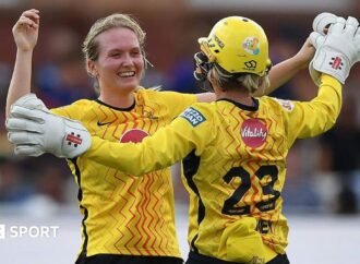 The Hundred final: Trent Rockets bowl Sunrisers Leeds out for 91 to win women’s competition