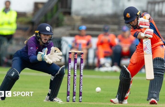 The Netherlands beat Scotland women by 58 runs in first of three ODIs