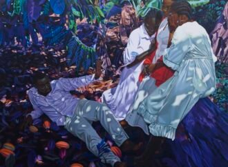 This rising painter reimagines Renaissance art in a cocoa plantation in Cameroon