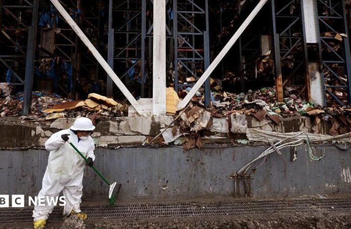 Tonnes of rotting food create unbearable stench in LA neighbourhood