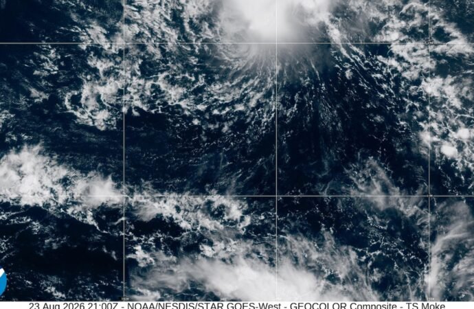 Tropical Storm Moke set to dump more heavy rain on hurricane-stricken Hawaii