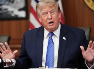 Trump denies US munitions shortage and said he’d seek to jail ‘leakers’
