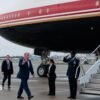 Trump says he switched planes after Nato summit because of possible threat