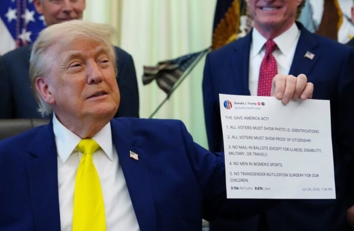 Trump stands to profit off US policy announcements by selling fast access to his social media posts