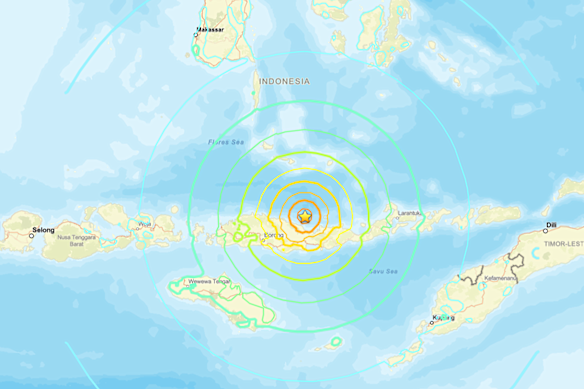 Tsunami warning for Indonesia as powerful earthquake strikes