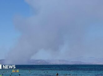 Two dead and hundreds evacuated as wildfires break out near Athens