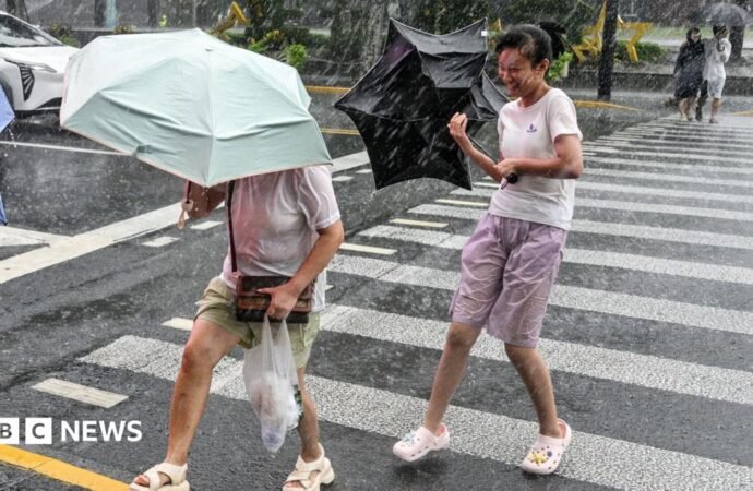 Typhoon Dolphin: China evacuates more than 1 million people as massive storm arrives