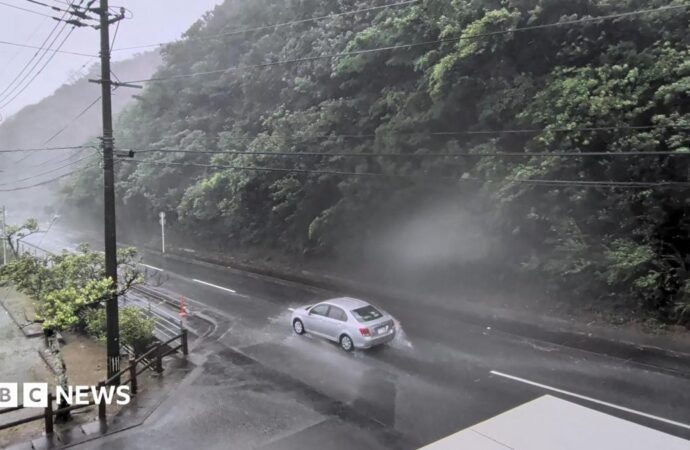 Typhoon Dolphin batters Japan’s Okinawa before bearing down on China