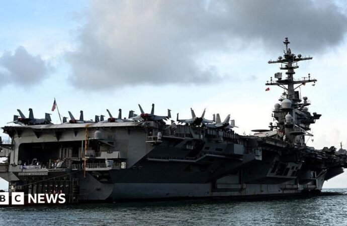 US aircraft carrier on way to relieve USS Abraham Lincoln after issues reported on board