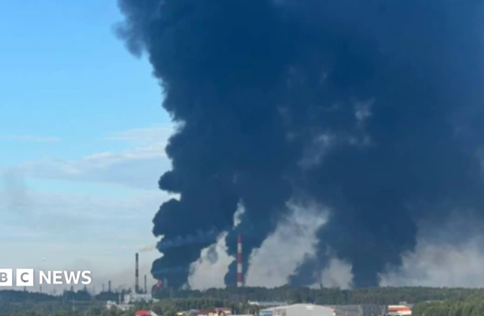 Ukraine hits two oil refineries deep in Russian territory