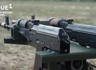 Ukrainians slap twin AK rifles on drone with wheels to make cheap mobile turret