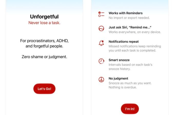 Unforgetful is a new reminders app for people who can’t stop hitting snooze | TechCrunch
