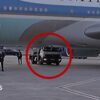 Was Trump smuggled out of Air Force One in a catering truck?
