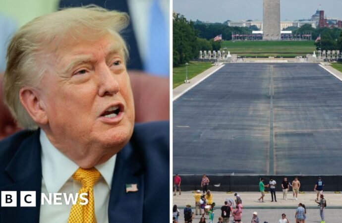 Watch: Trump attacks Jeanine Pirro over Reflecting Pool