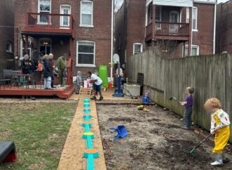 We skipped the expensive birthday venue. Our muddy backyard was better for 90 kids.