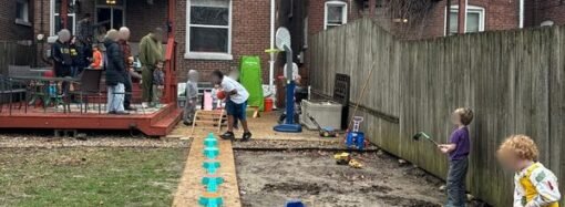 We skipped the expensive birthday venue. Our muddy backyard was better for 90 kids.