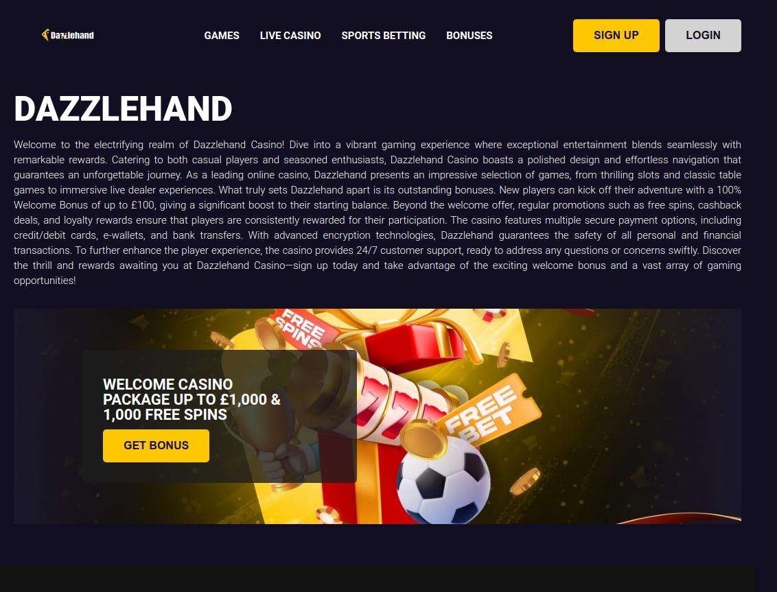 Dazzlehand Deposit And Withdrawal Methods For Players In The United Kingdom