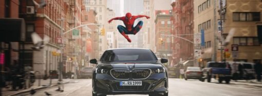 You can’t escape ads for the new Spider-Man movie — even in your BMW
